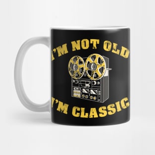 I'm Not Old I'm Classic Funny vintage film projector For 1980, 39th, 40th Birthday Mug